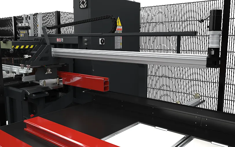 Entnahmeeinrichtung Entnahmeeinrichtung für die geschnittenen Aluminiumprofile