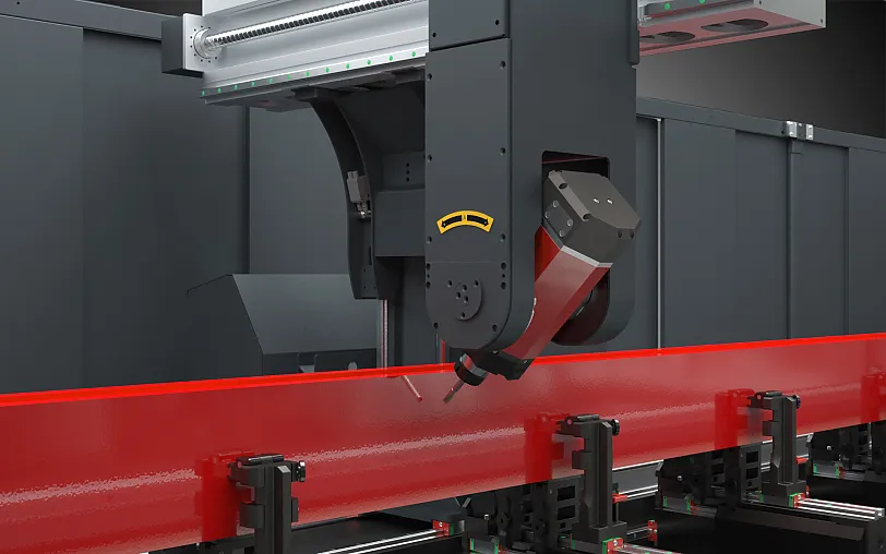 4-Achsen-Frässpindelkopf -S- Stabile 4-Achsen-Frässpindelkopf -S- für industrielle Profilbearbeitung