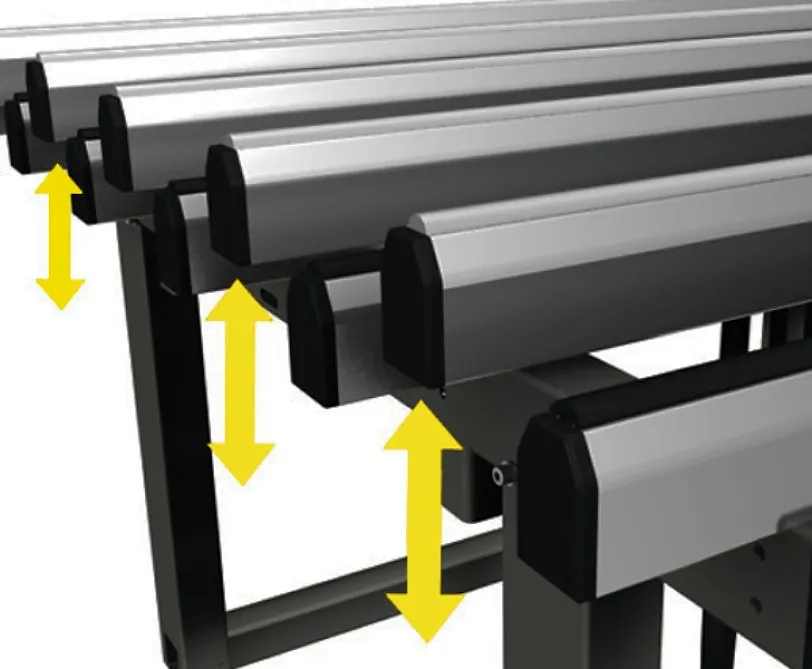 Pneumatischer Tischwechsel Pneumatischer Tischwechsel
