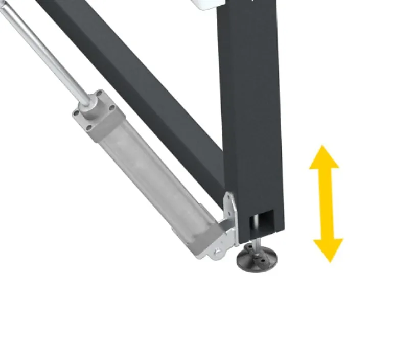 Höhenverstellbare Füsse Höhenverstellbare Füsse