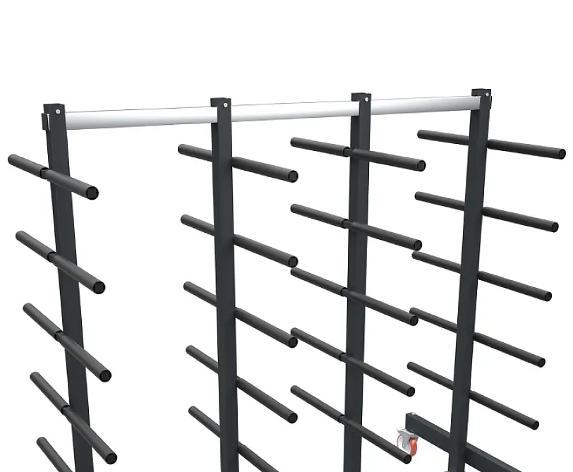 Verstellbare, mittlere Ablageflächen Verstellbare, mittlere Ablageflächen