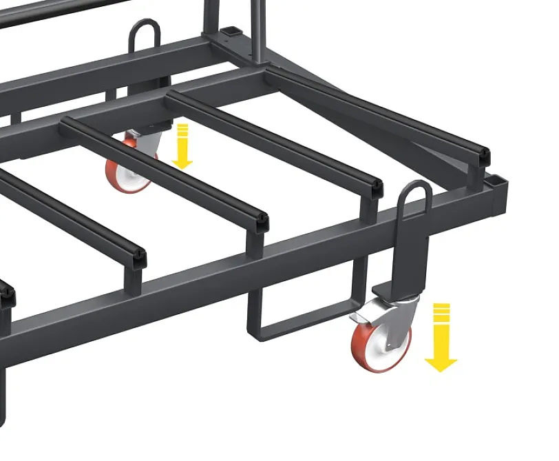 Voreinrichtung auf den Transport Voreinrichtung auf den Transport