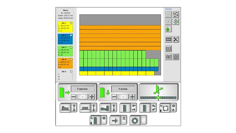 Behringer LPS Automaten - Anlagesteuerung Platteneditor der Blockbandsäge Behringer LPS Automaten - Anlagesteuerung Platteneditor der Blockbandsäge