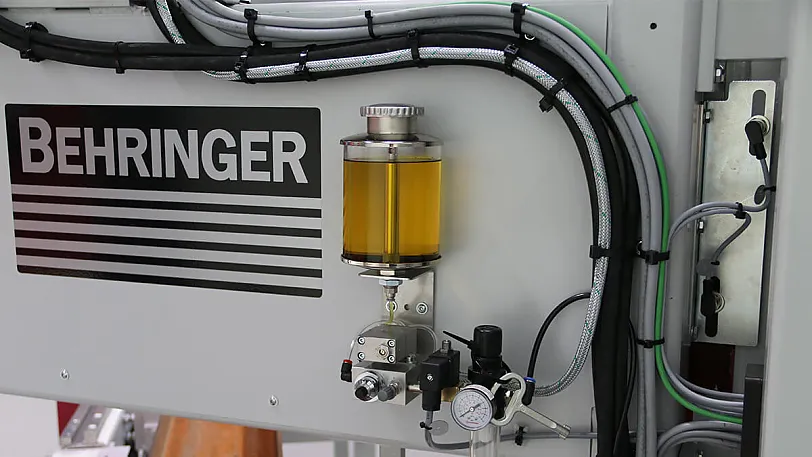 Behringer HBE 320-523G - Micro-Sprühsystem der Gehrungsbandsäge-Halbautomaten