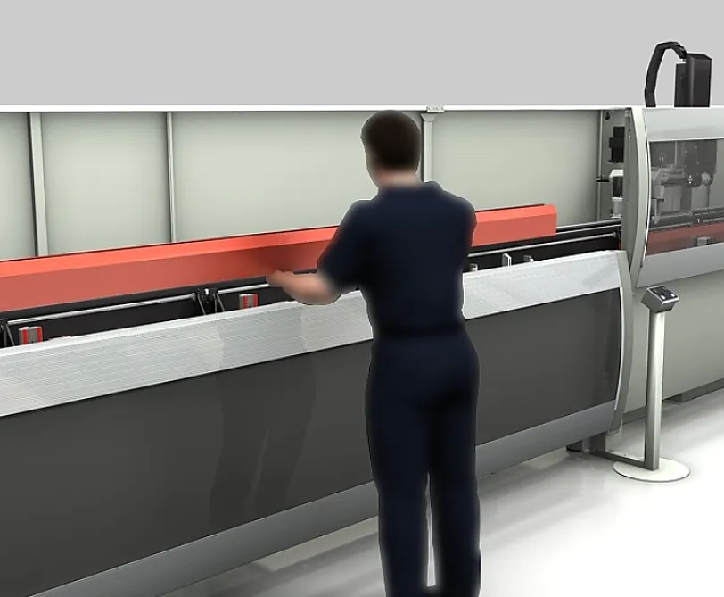 Pendelbetrieb Pendelbetrieb des Profilbearbeitungscenter