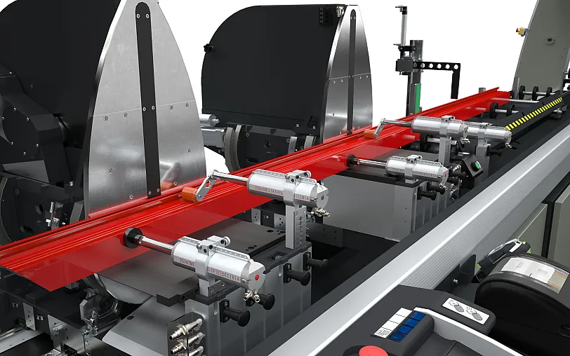 emmegi Precision T2 / T2 E - Profileinspannung emmegi Precision T2 / T2 E - Profileinspannung