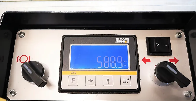 Messsystem mit Digitalanzeige Längenanschlag mit Digitalanzeige