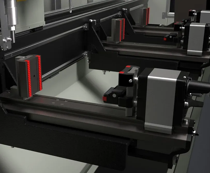 Profilspanneinrichtung Automatisch positionierte Spanneinrichtungen