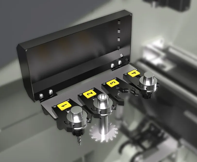 Automatisches Werkzeugmagazin Werkzeugmagazin zu Stabbearbeitungszentrum