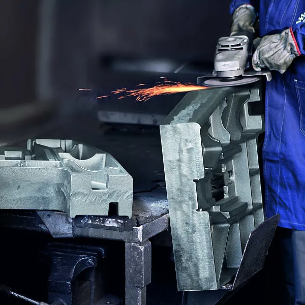 MEP Bearbeitung von Gusskomponenten Bearbeitung von MEP Gussteilen für Metallbandsäge