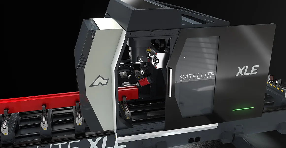 Einfacher Zugang zum Maschineninnenraum dank grosser Türen