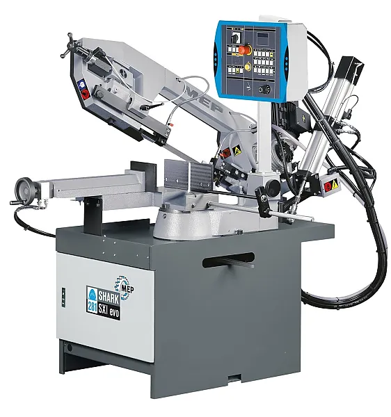 Werkstattbandsäge MEP - Shark 281 SXI EVO  mit einseitiger Gehrungseinstellung