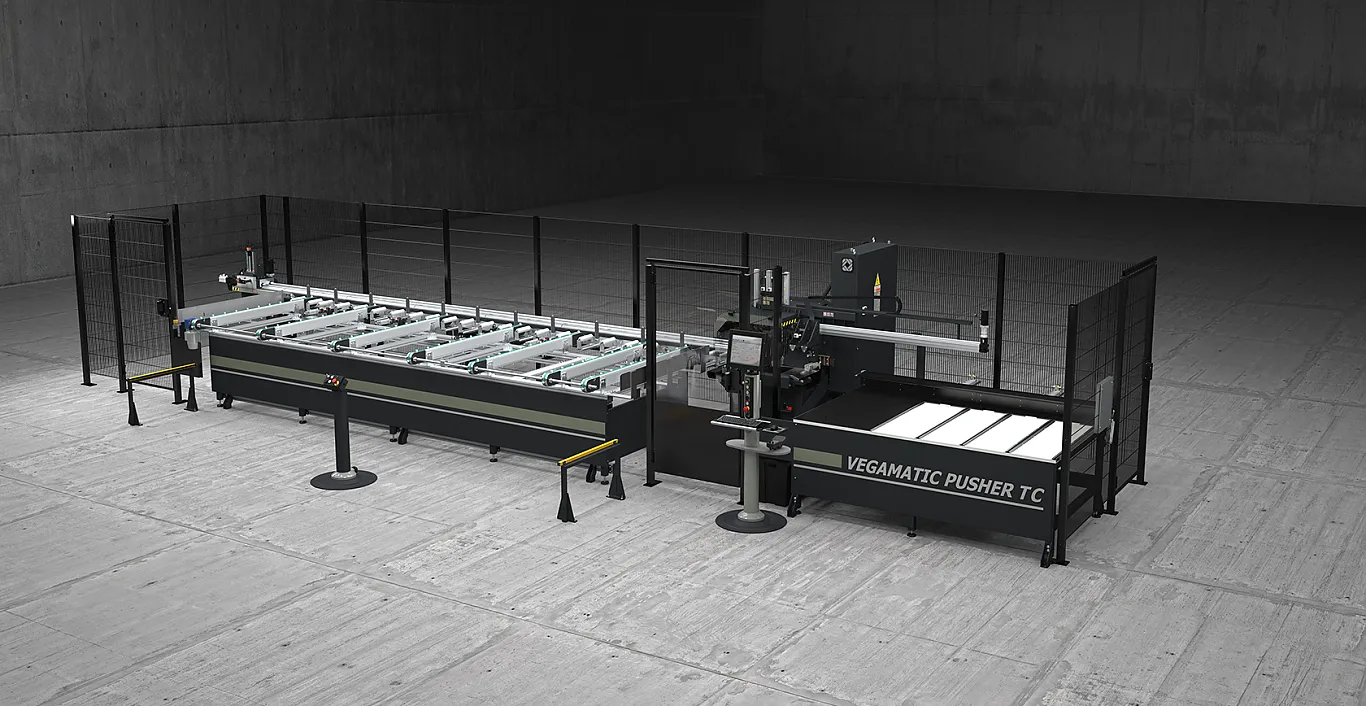 Emmegi Vegamatic Zuschnittzentrum Emmegi Vegamatic Zuschnittzentrum für Aluminiumprofile