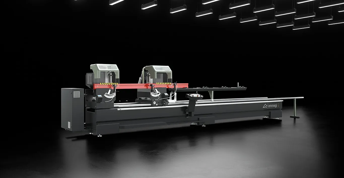 Emmegi Classic E - Klassische Doppelgehrungssäge für Aluminiumprofile