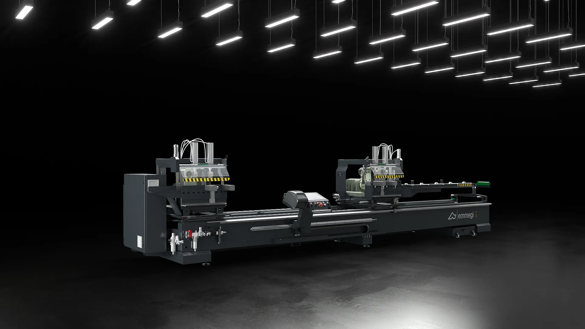 Emmegi Twin Ferro E Stahl Doppelgehrungssäge