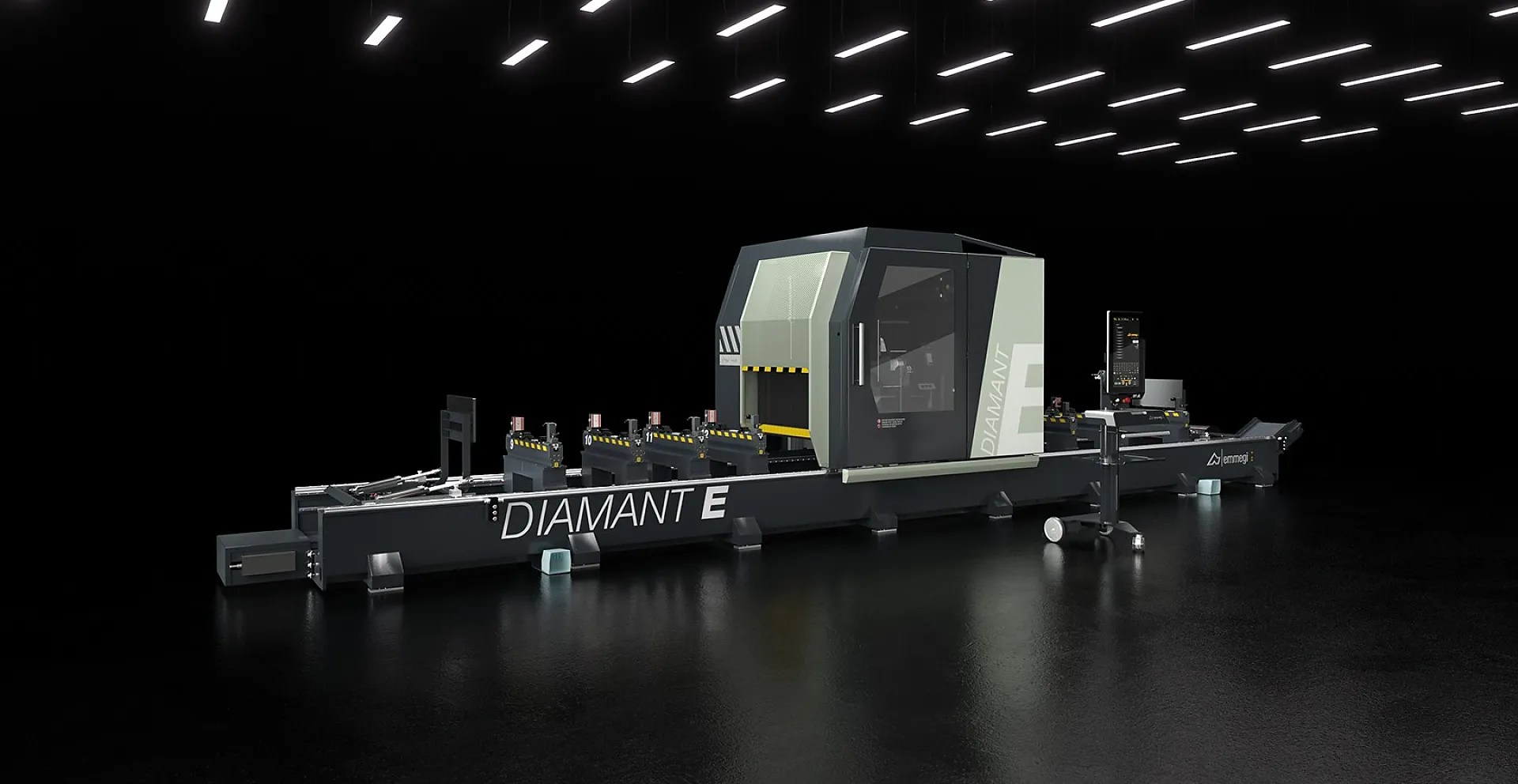 Emmegi Diamant E 4-Achs Profilbearbeitungszentrum